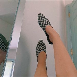 Urban Outfitters Checkered Mules